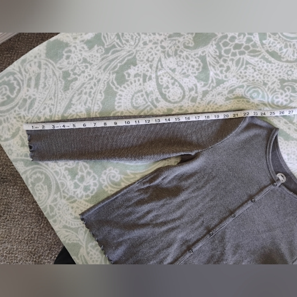 Gray Girl'sLong Sleeve Shirt - Picture 2 of 4